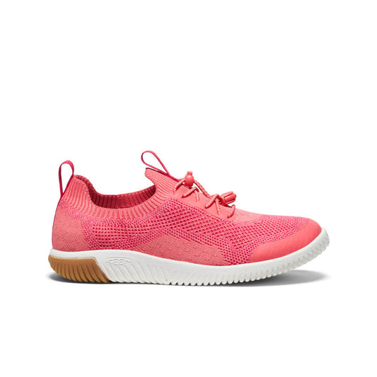 Keen Hot style | Big Kids' KNX Knit Sneaker Dubarry/Star White
