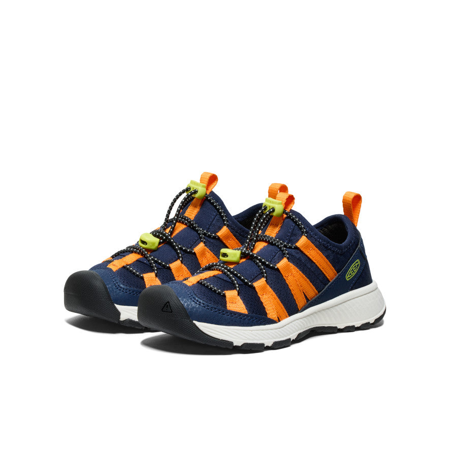 Keen New | Little Kids' Motozoa Sneaker Naval Academy/Bright Marigold