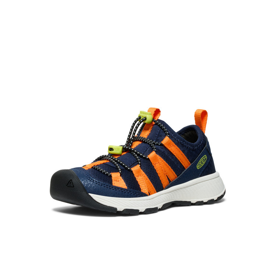 Keen New | Little Kids' Motozoa Sneaker Naval Academy/Bright Marigold