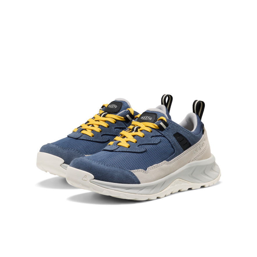 Keen US | Big Kids' Hightrail Waterproof Hiking Shoe Vintage Indigo/Alloy