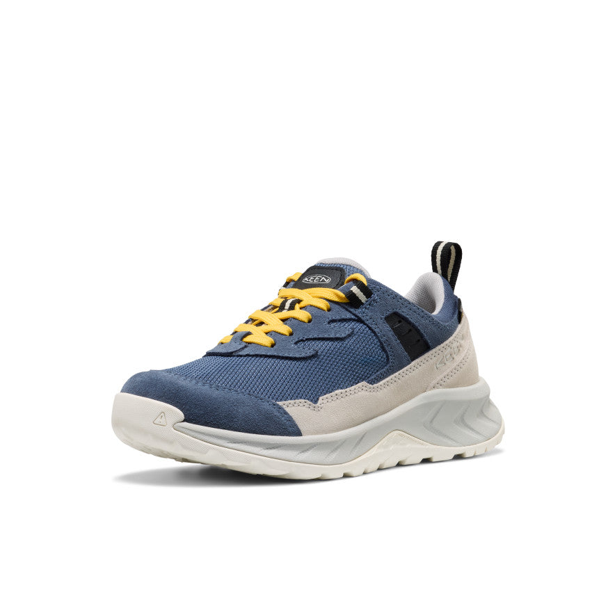 Keen US | Big Kids' Hightrail Waterproof Hiking Shoe Vintage Indigo/Alloy