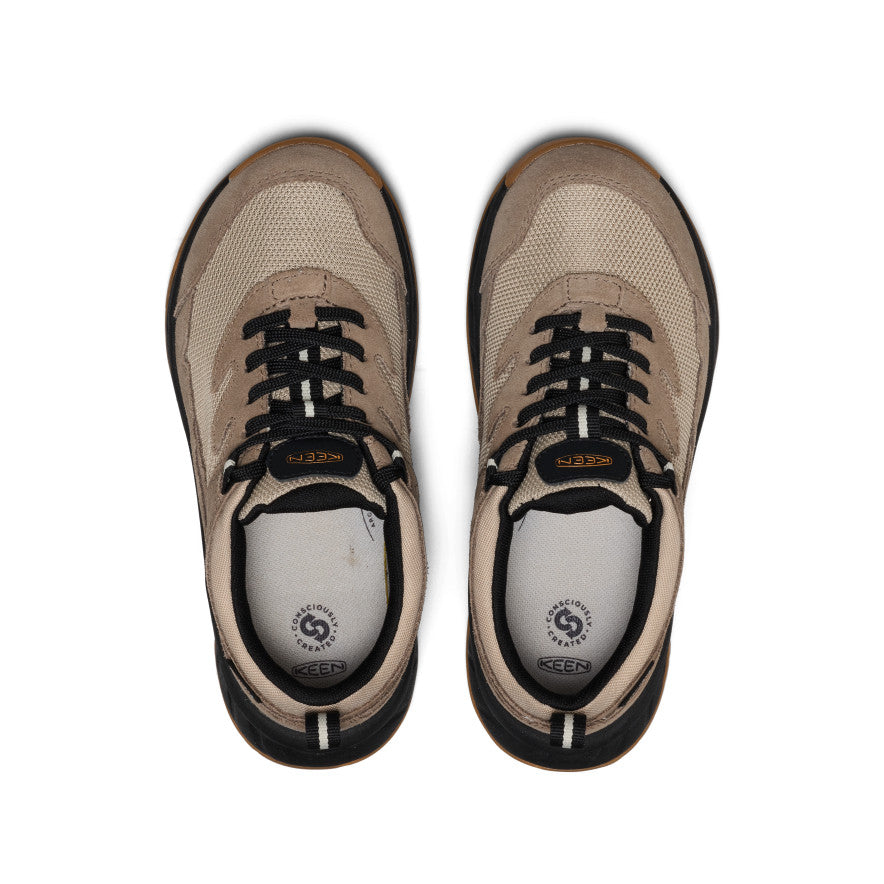 Keen Near Me | Big Kids' Hightrail Waterproof Hiking Shoe Brindle/Oak Buff