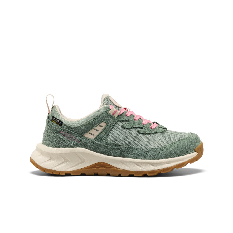 Keen | Big Kids' Hightrail Waterproof Hiking Shoe Lily Pad/Cashmere Rose