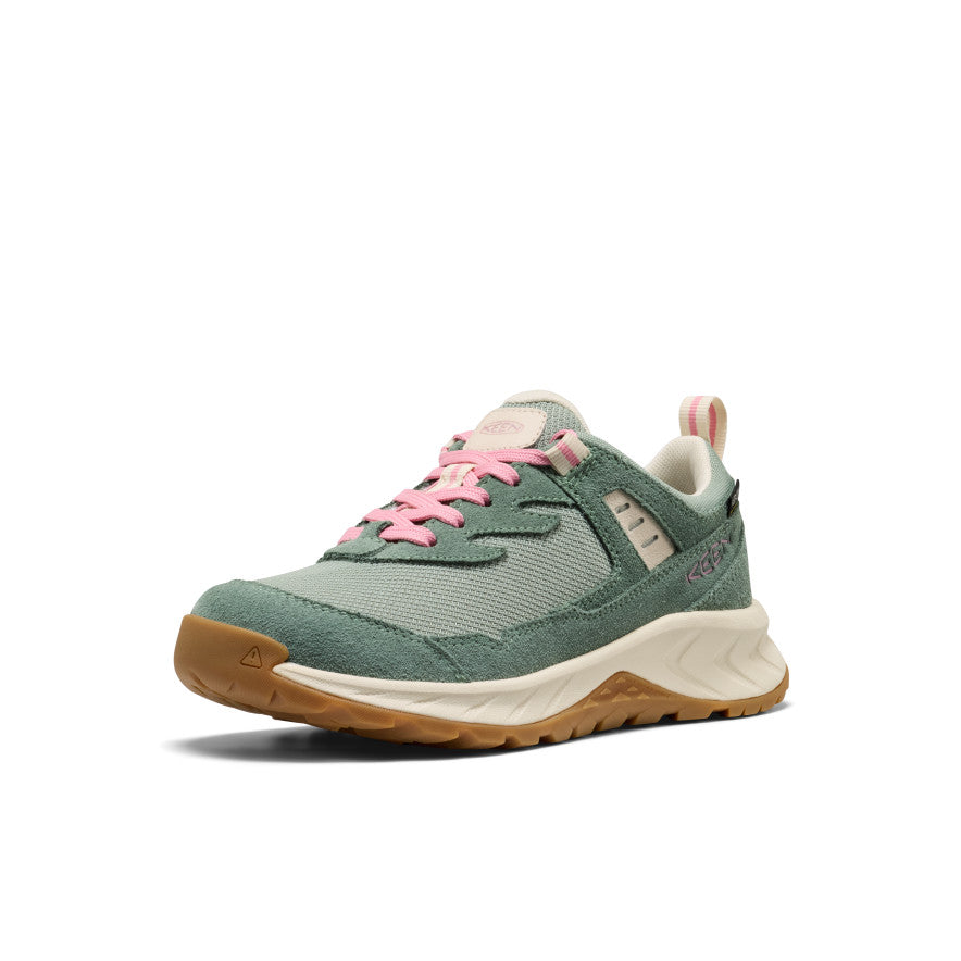 Keen | Big Kids' Hightrail Waterproof Hiking Shoe Lily Pad/Cashmere Rose