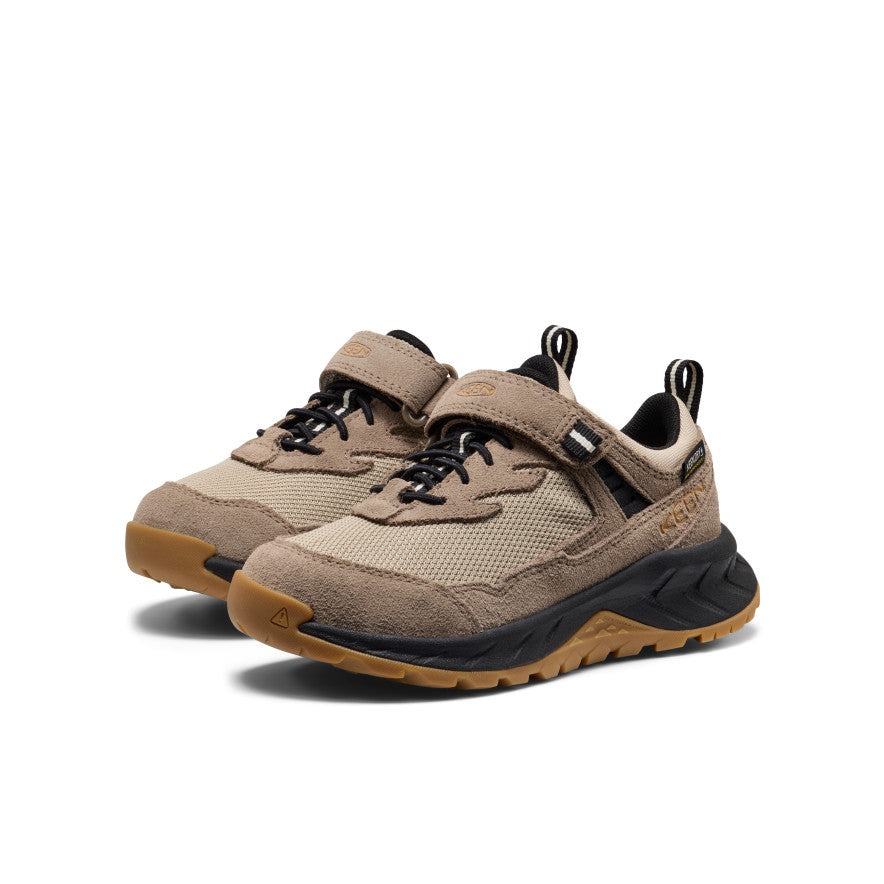 Keen Discount | Little Kids' Hightrail Waterproof Hiking Shoe Brindle/Oak Buff
