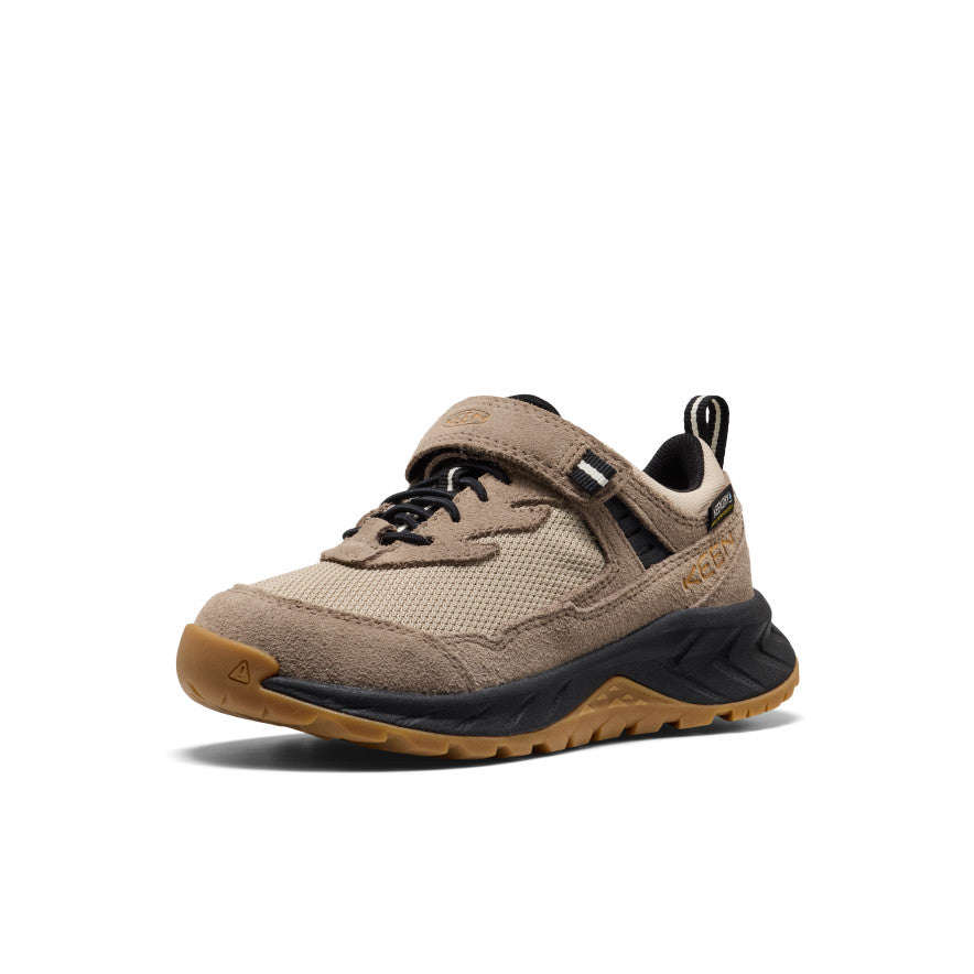 Keen Discount | Little Kids' Hightrail Waterproof Hiking Shoe Brindle/Oak Buff
