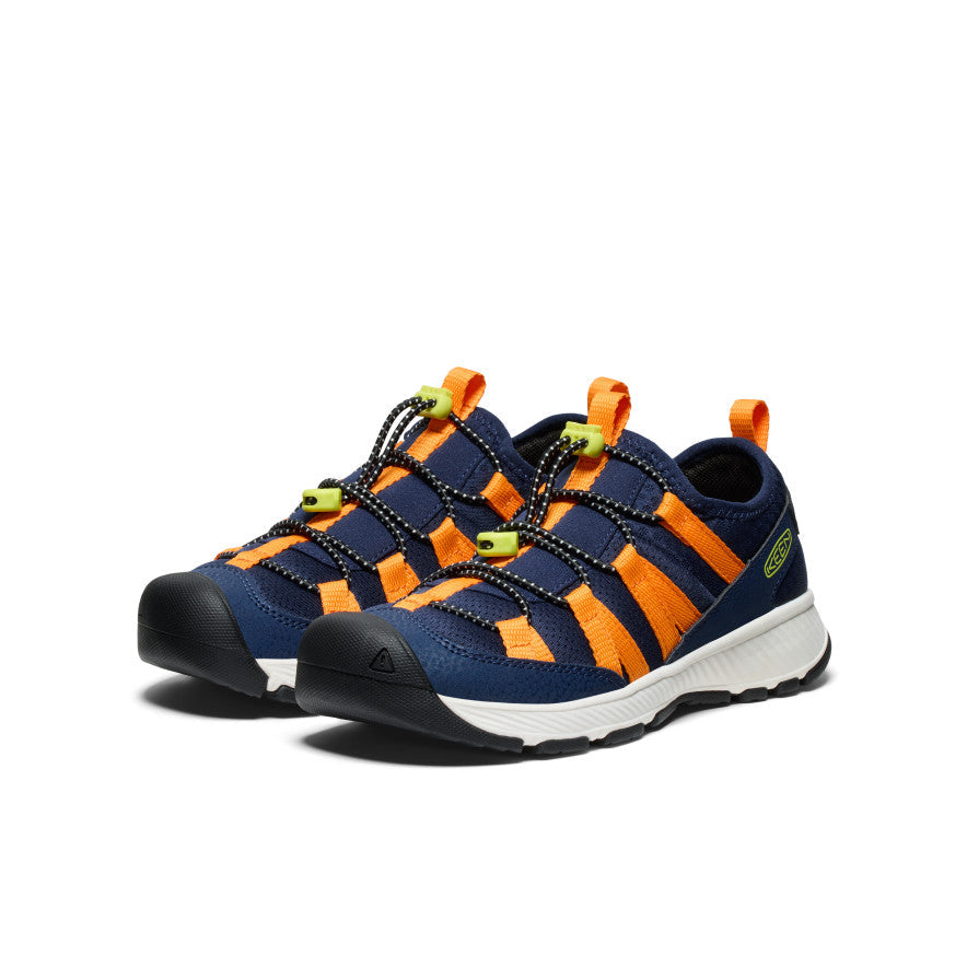 Keen Hot style | Big Kids' Motozoa Sneaker Naval Academy/Bright Marigold