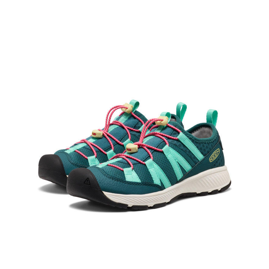 Keen New | Big Kids' Motozoa Sneaker Mediterranea/Pink Lemonade