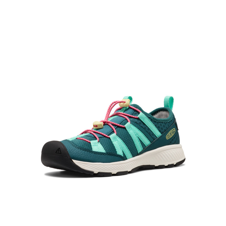 Keen New | Big Kids' Motozoa Sneaker Mediterranea/Pink Lemonade