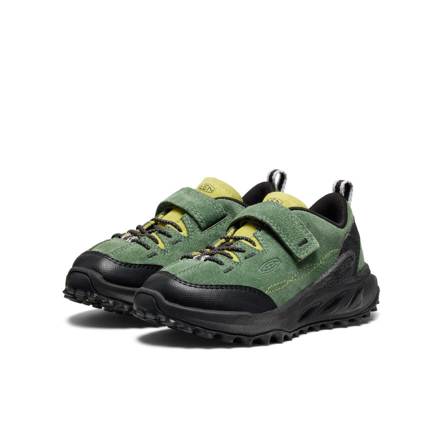 Keen New | Little Kid's Jasper Zionic Sneaker Bronze Green/Evening Primrose