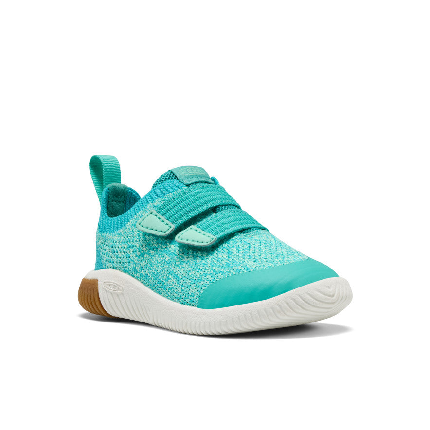 Keen | Toddlers' KNX Knit Double Strap Bright Aqua/Cabbage