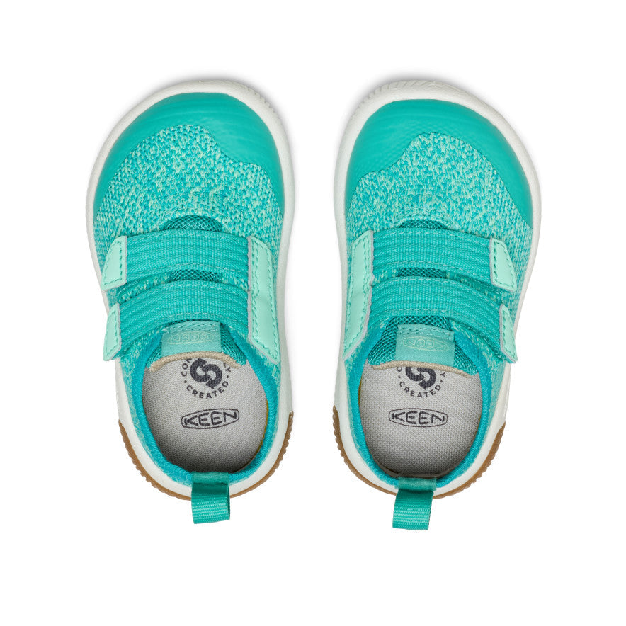 Keen | Toddlers' KNX Knit Double Strap Bright Aqua/Cabbage
