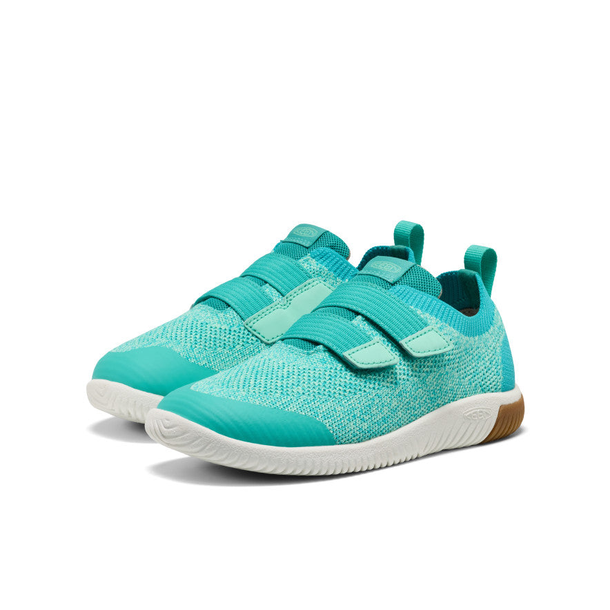Keen Sale | Big Kids' KNX Knit Double Strap Bright Aqua/Cabbage