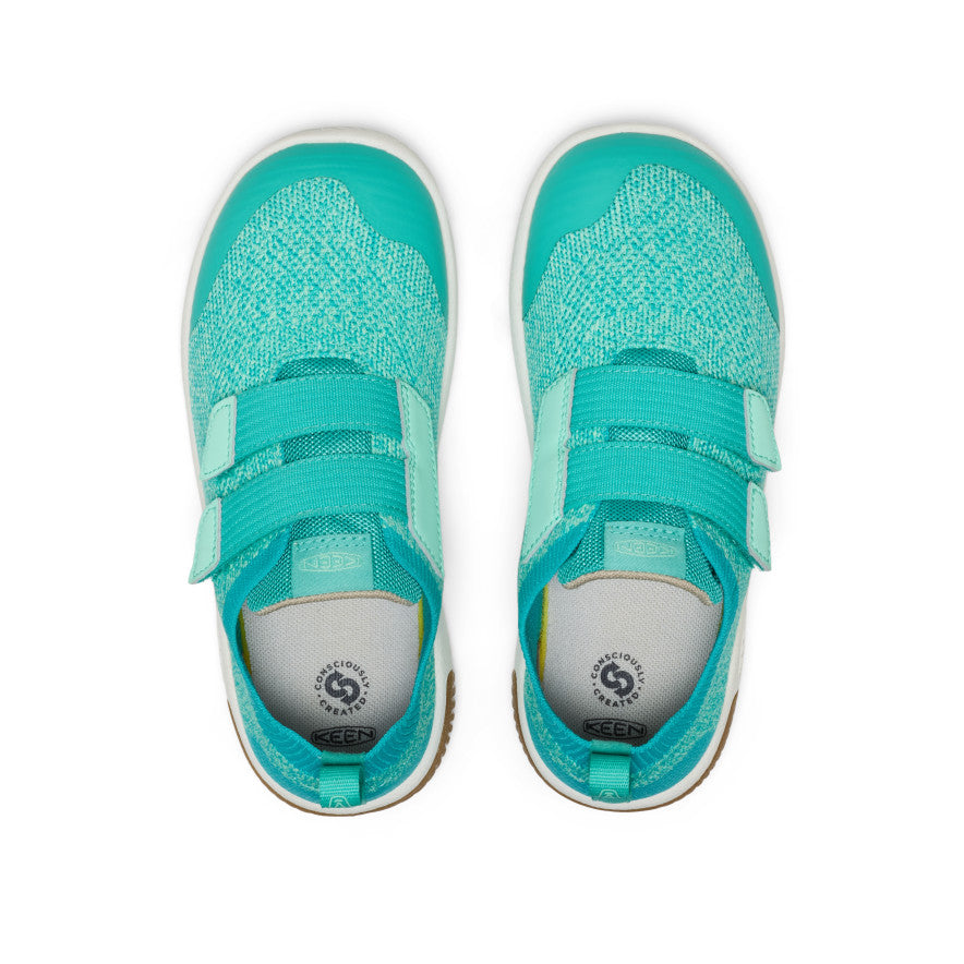 Keen Sale | Big Kids' KNX Knit Double Strap Bright Aqua/Cabbage