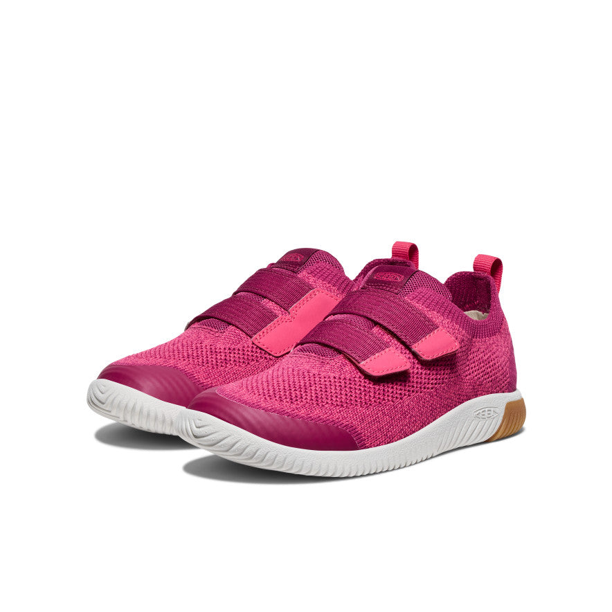 Keen New | Big Kids' KNX Knit Double Strap Beaujolais/Raspberry