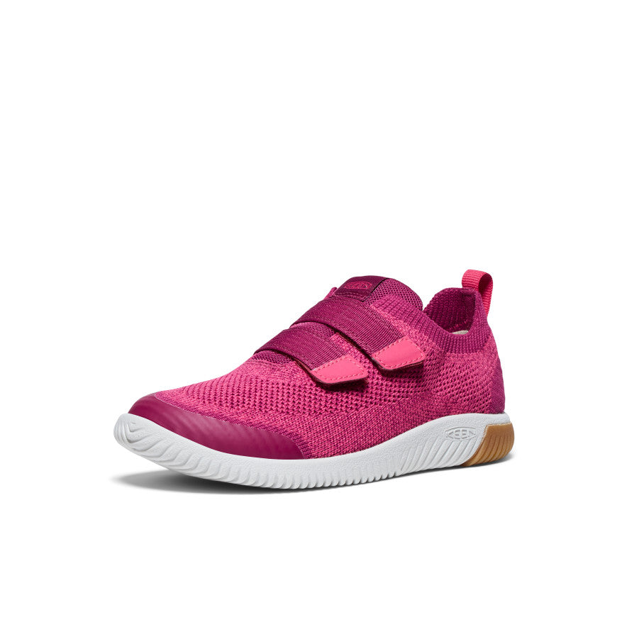 Keen New | Big Kids' KNX Knit Double Strap Beaujolais/Raspberry