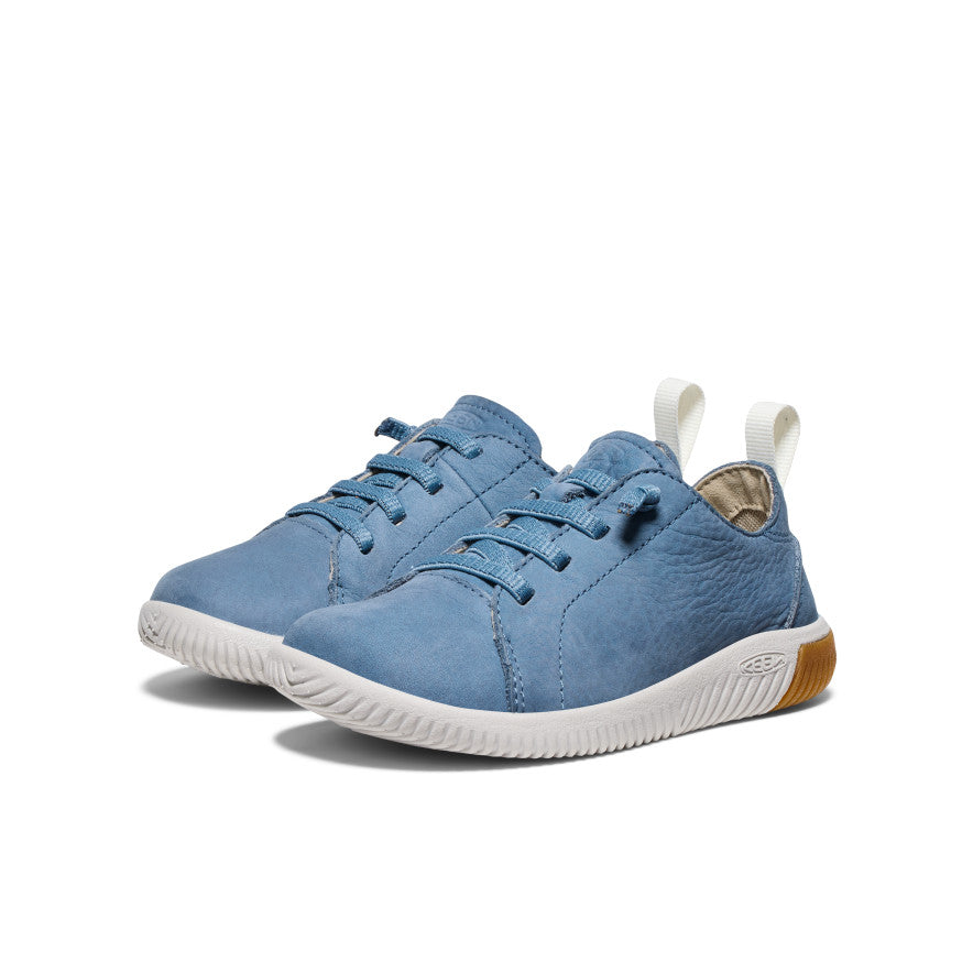 Keen US | Little Kids' KNX Leather Sneaker Coronet Blue/Vapor
