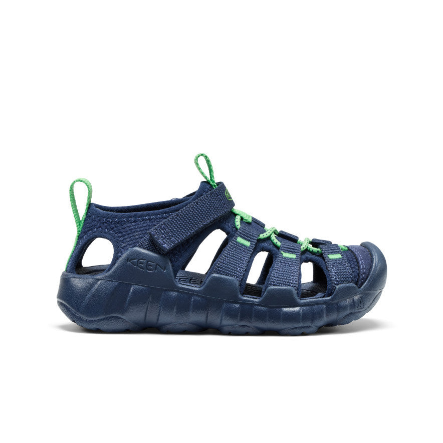 Keen Hot style | Little Kids' Hyperport H2 Sandal Naval Academy/Vibrant Green
