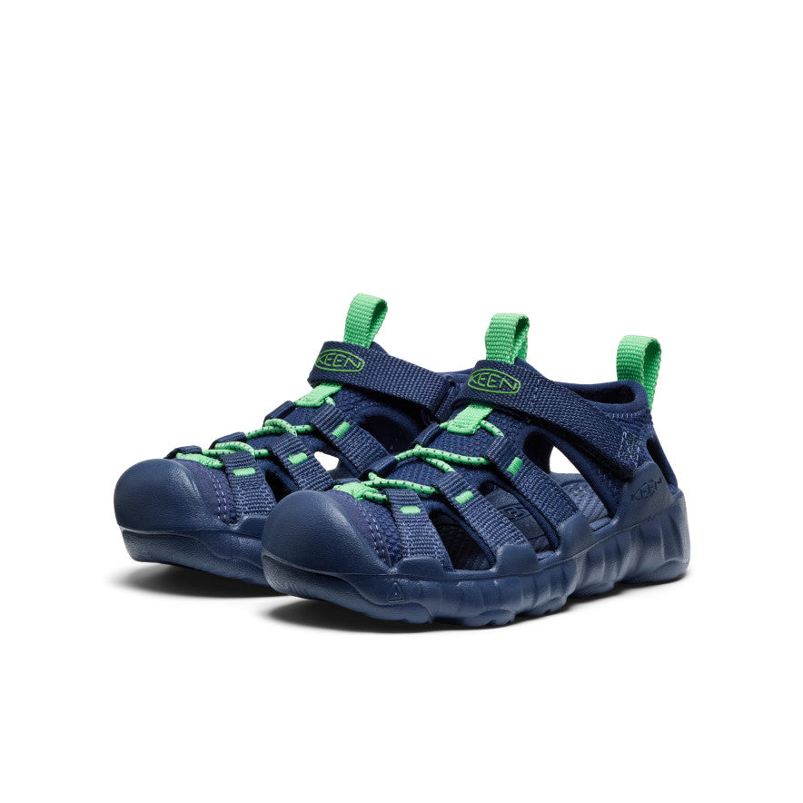 Keen Hot style | Little Kids' Hyperport H2 Sandal Naval Academy/Vibrant Green