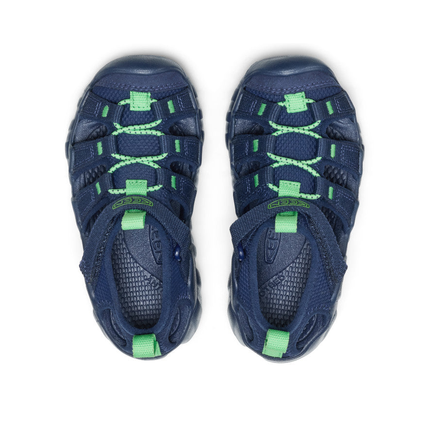 Keen Hot style | Little Kids' Hyperport H2 Sandal Naval Academy/Vibrant Green