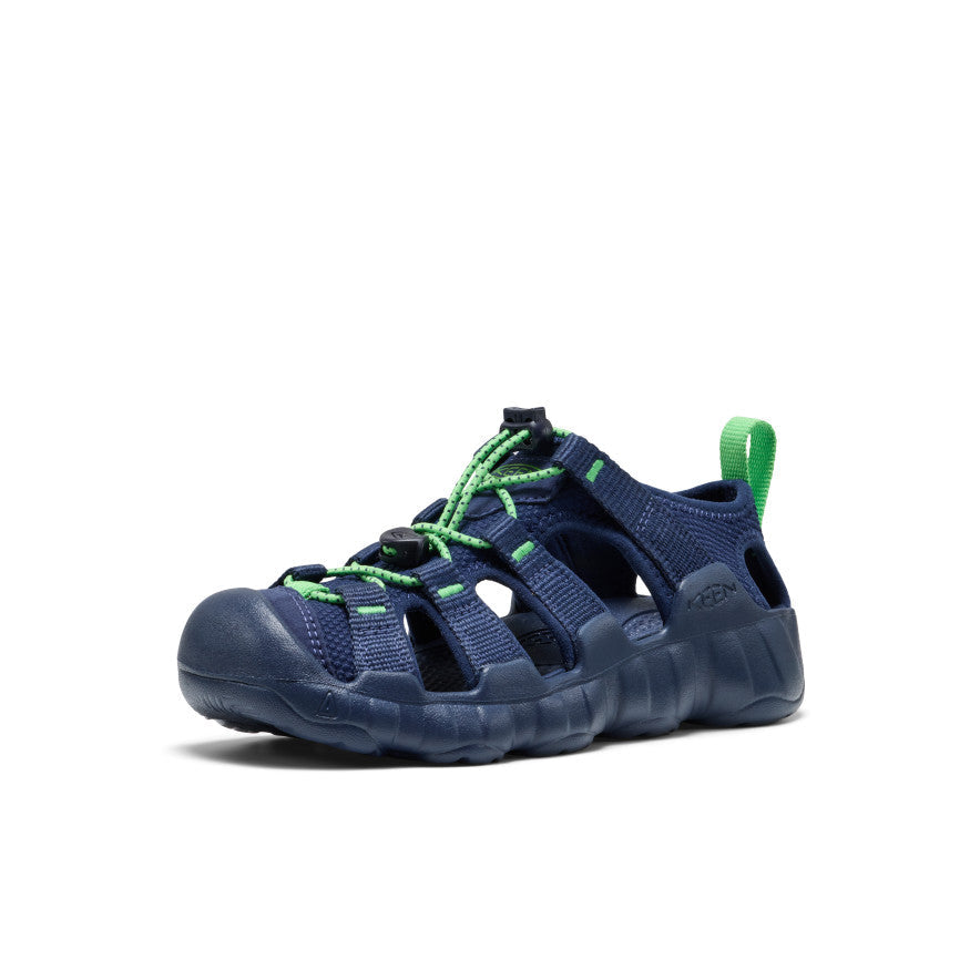 Keen US | Big Kids' Hyperport H2 Sandal Naval Academy/Vibrant Green