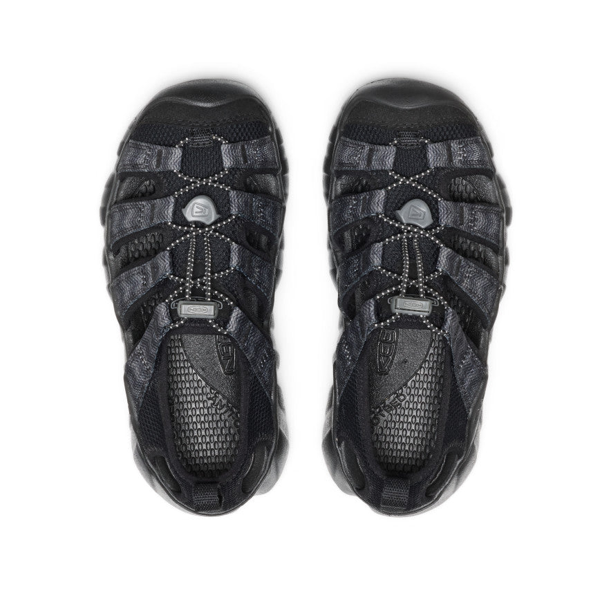 Keen Popular style | Big Kids' Hyperport H2 Sandal Black/Steel Grey