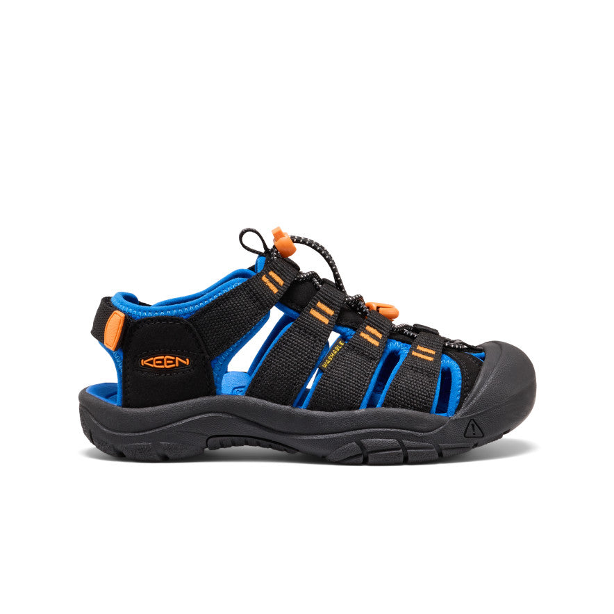 Keen | Big Kids' Newport Boundless Sandal Black/Precious Blue